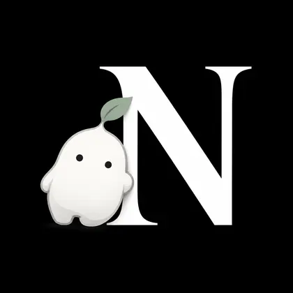 Negix mascot beside a large N